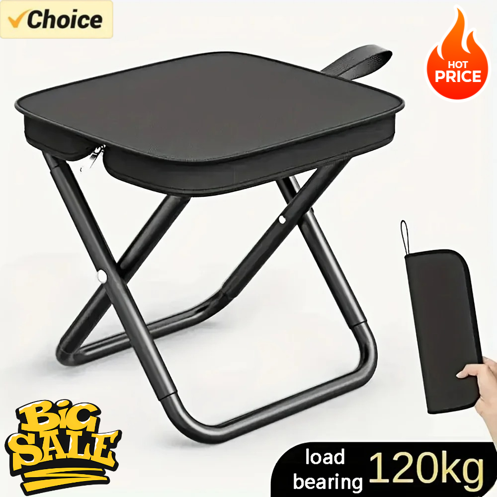 Woodworking Outdoor Furniture - Sgabello Pieghevole Portatile, Sedia Leggera da