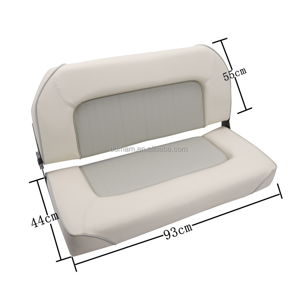 Woodworking Outdoor Furniture - Sedile Doppio Pieghevole Marino con Schienale