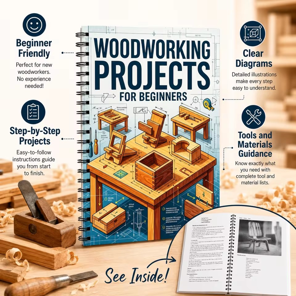 Woodworking Ideas For Beginners - Progetti di falegnameria facili per principianti,