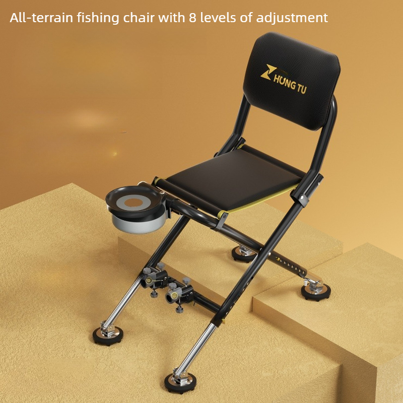 Woodworking Outdoor Furniture - Sedia da Pesca Pieghevole Rapida per