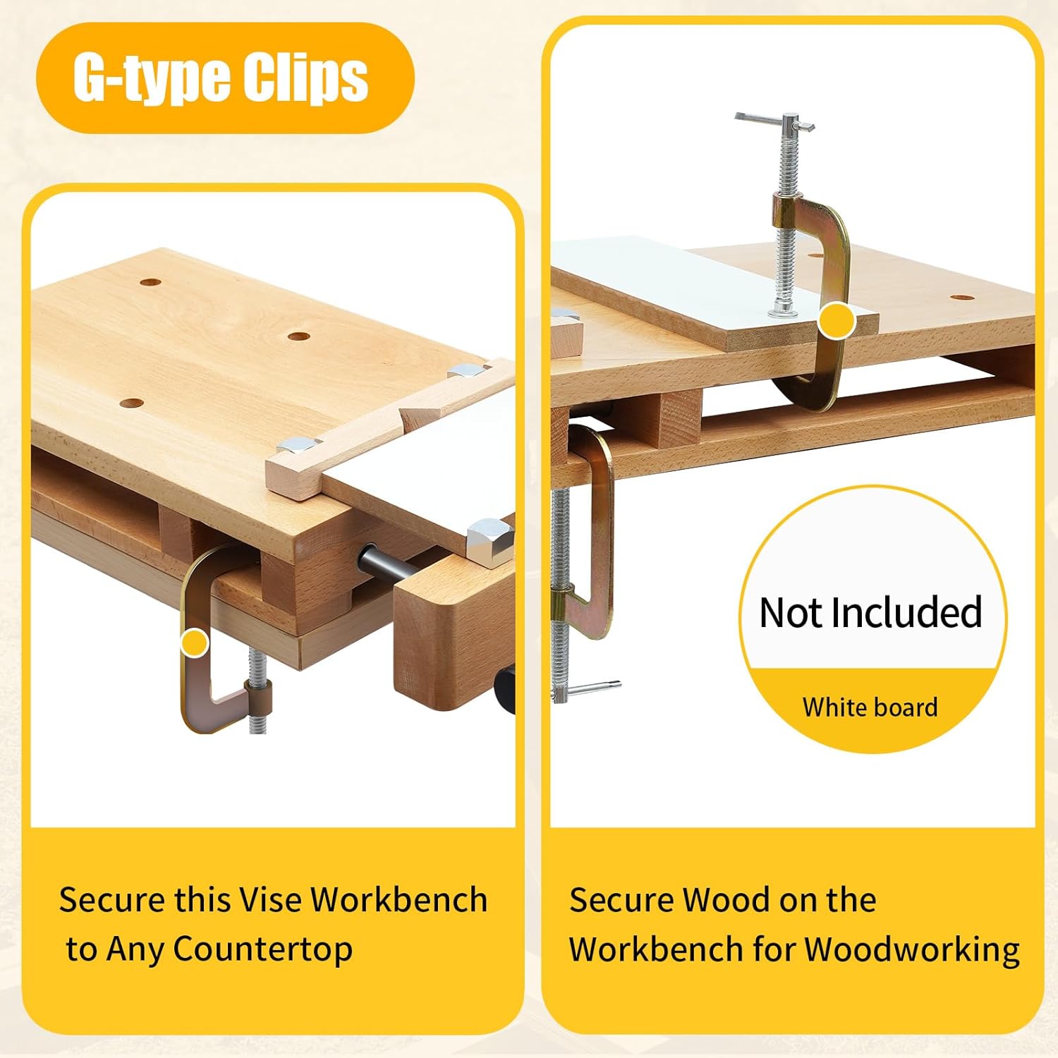 Banco da Lavoro in Legno Duro  - Woodworking Vise Types recensione e prezzo