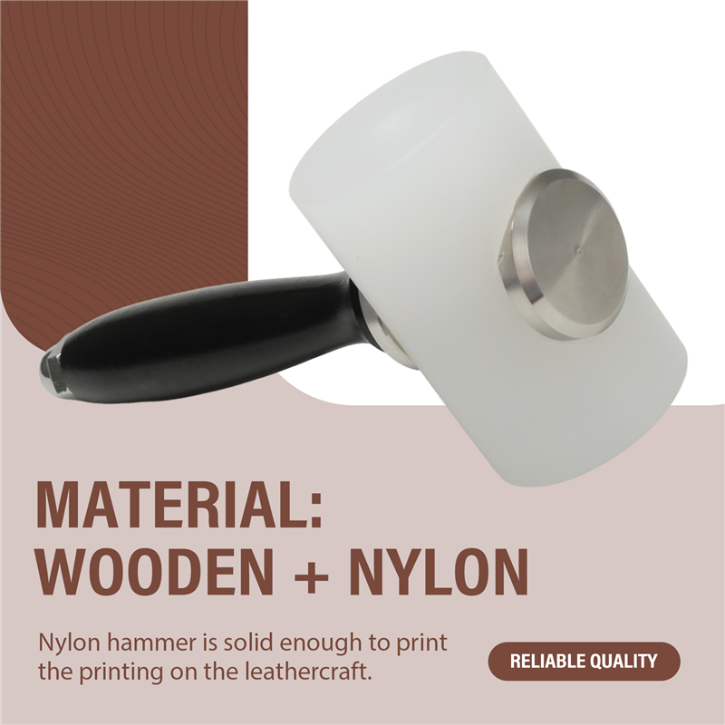 AT63-Cuero per l'artigianato d - Wooden Mallet Carving recensione e prezzo