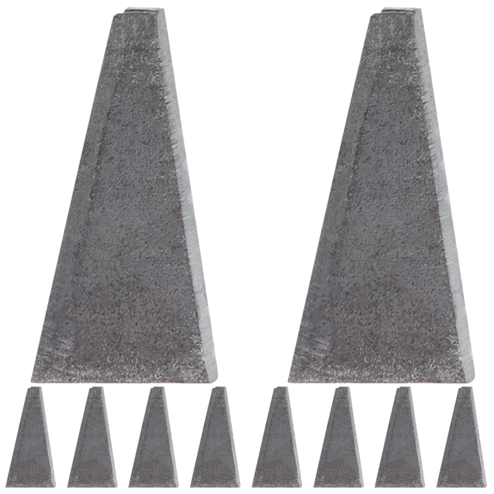 10 pz. Cuneo Triangolare per A - Wooden Mallet Carving recensione e prezzo