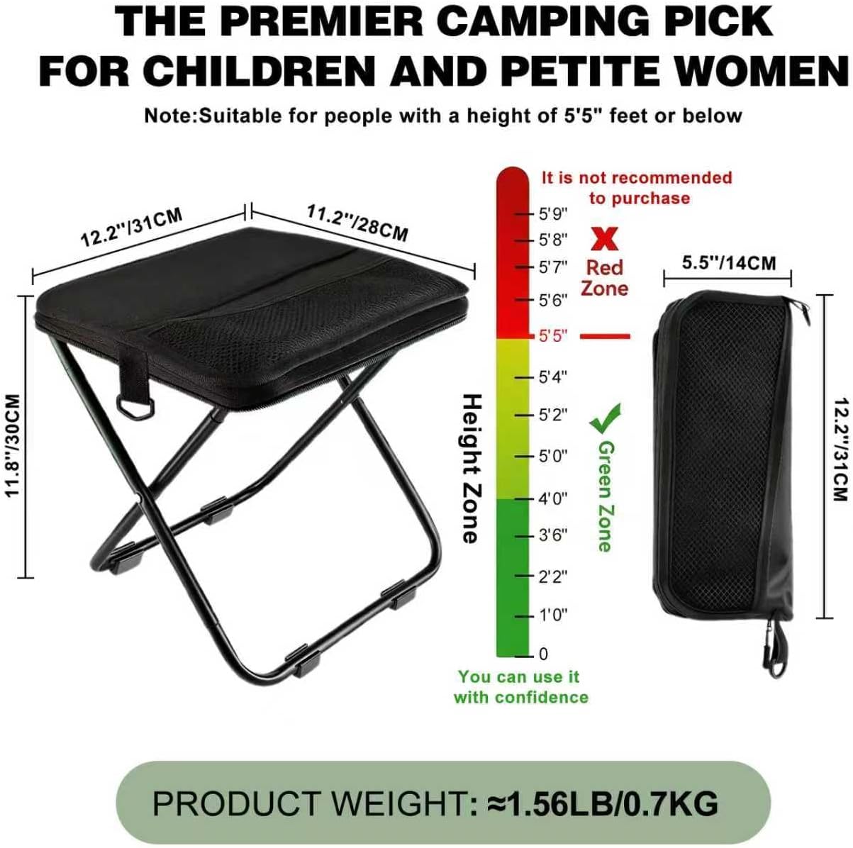 Sgabello da Campeggio Portatil - Woodworking Outdoor Furniture recensione e prezzo