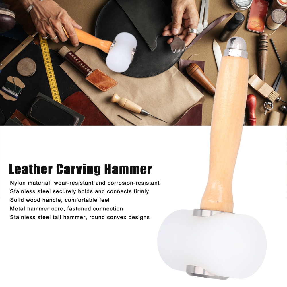Martello per incisione su pell - Wooden Mallet Carving recensione e prezzo