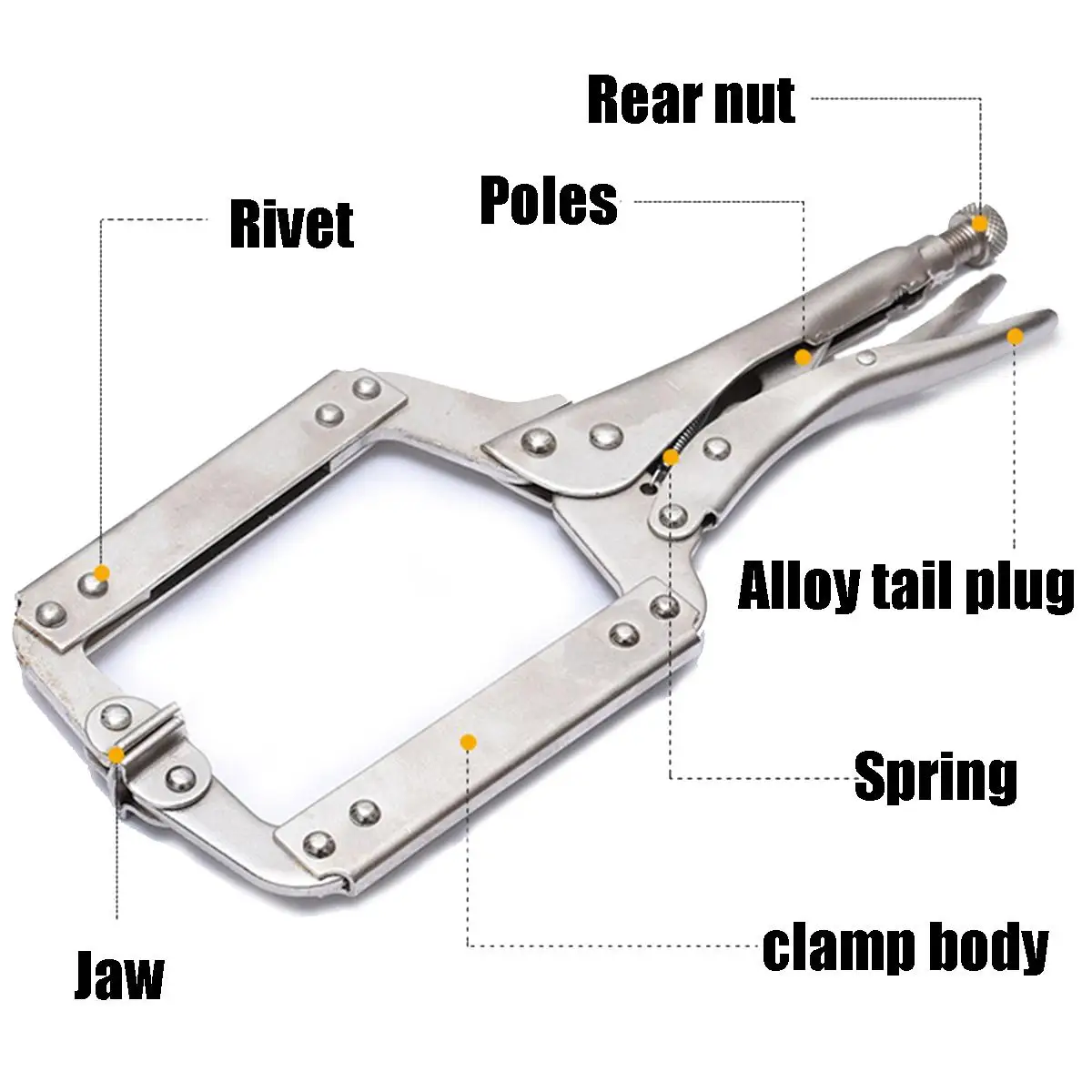 6/9/11/14/18 pollici tipo C mu - Woodworking Vise Types recensione e prezzo
